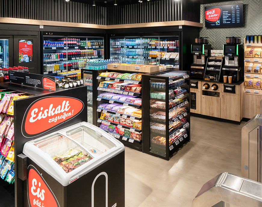 24/7 ServiceStore im Ostbahnhof Berlin, Innenansicht