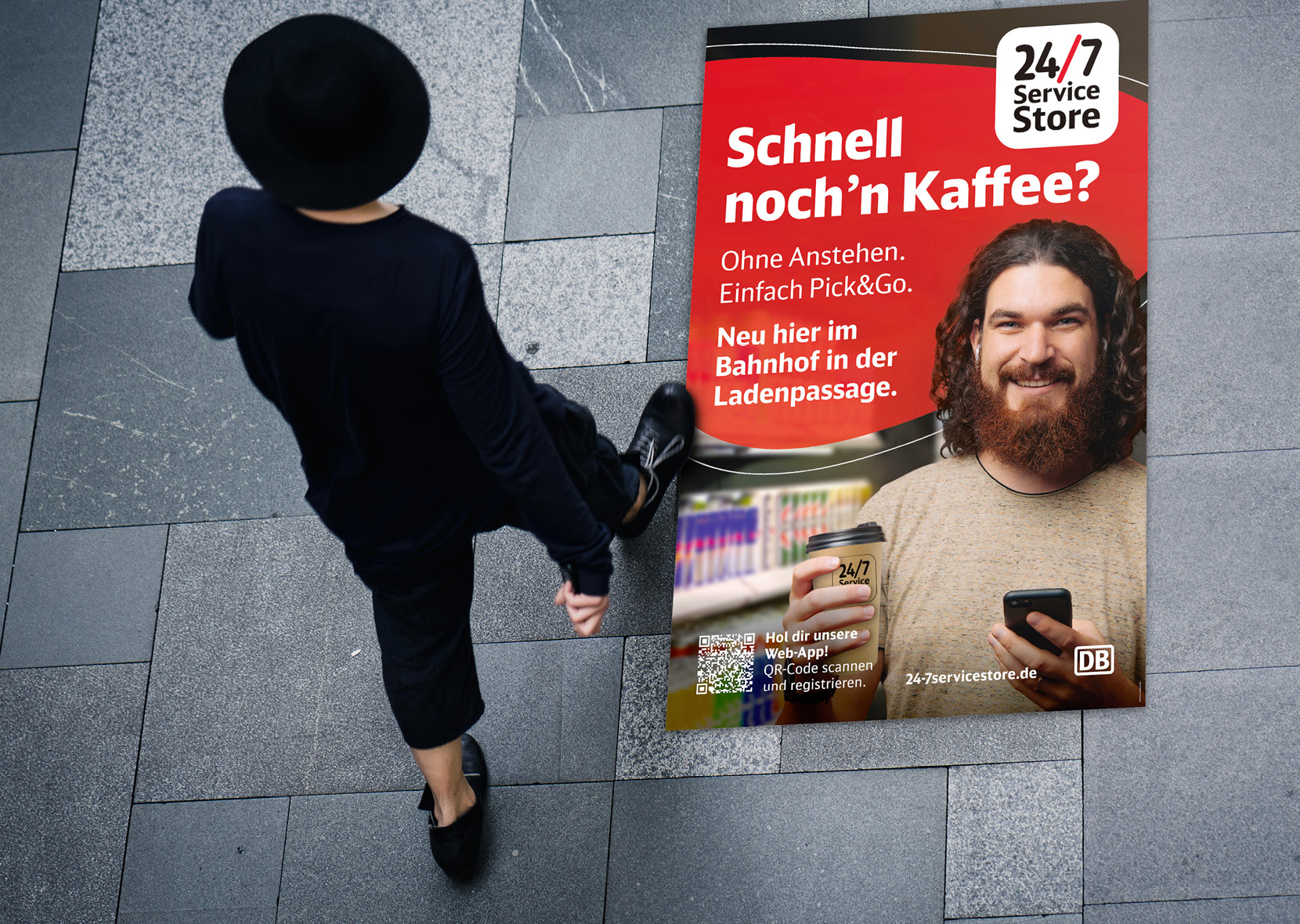 Plakate und Groundposter im Kampagnendesign, Bildwechsler