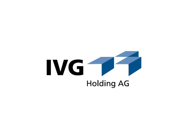 IVG Logo mit Unterzeile »Holding AG«