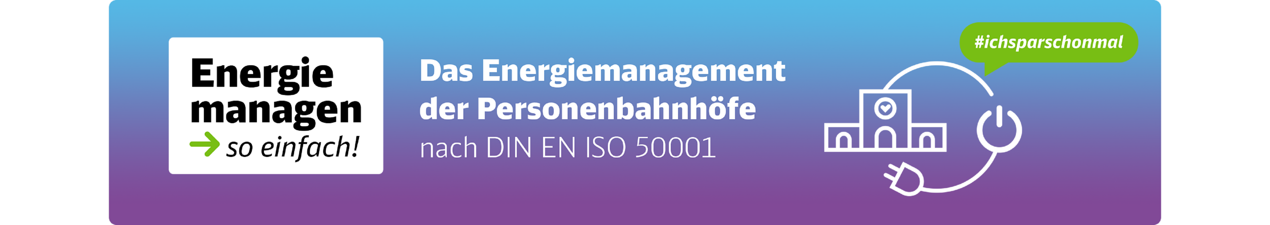 E-Mail-Banner zum Energiemanagement der Personenbahnhöfe