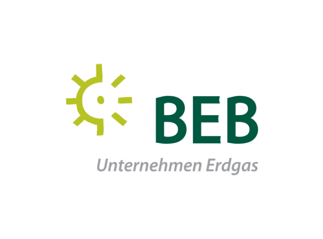 „BEB Logo mit Unterzeile »Unternehmen Erdgas«